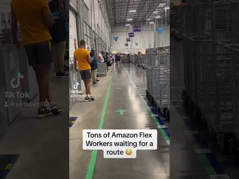Amazon Flex Drivers Waiting For A Route