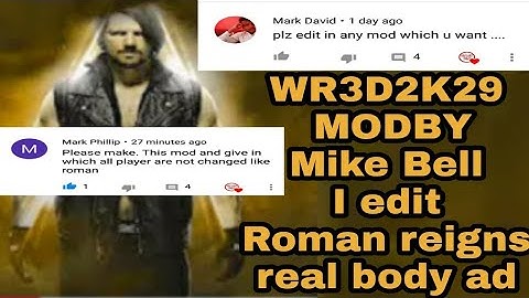 WR3D 2K20 MOD By Mike Bell Link