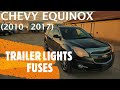 Chevrolet Equinox - TRAILER LIGHTS FUSE LOCATION (2010 - 2017)