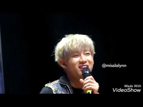 Bambam singing Ngiti 2nd time at GOT7 in Manila Philippines
