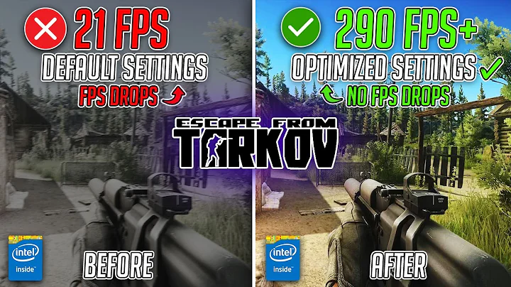 Escape from Tarkov - Best PC Settings to FIX FPS Drops, Lags & Stutter on ANY PC📈