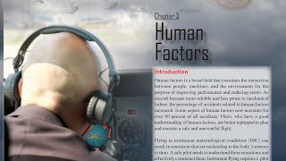 Instrument Flying Handbook FAA-H-8083-15B Audiobook Chapter 3 Human Factors - (Corrected 1.13.2021)