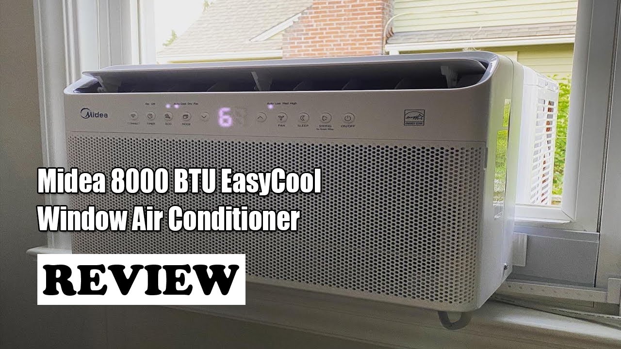 Midea 8000 BTU EasyCool Window Air Conditioner Review 2022 YouTube