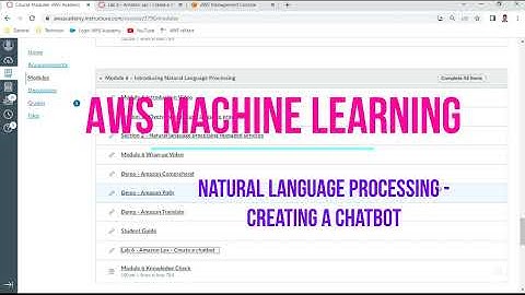 AWS Machine Learning - Natural Language Processing - Amazon LEX - Anand K