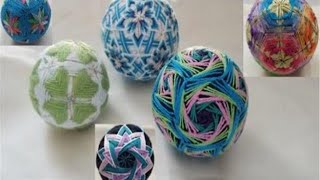Japanese Temari Ball | DIY Temari Embroidery | Handmade Temari | 日本手鞠球