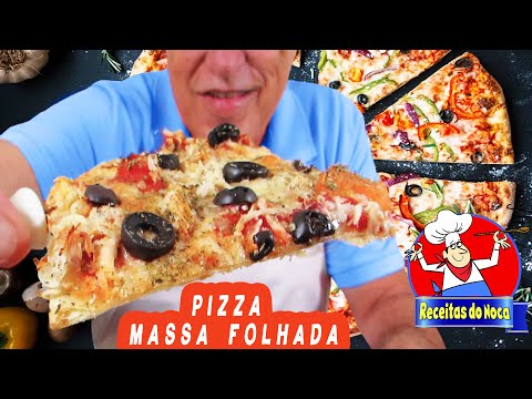 Vídeo: Como Fazer Pizza De Massa Folhada