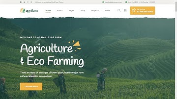 Agrikon - Organic Food & Agriculture WooCommerce WordPress Theme General View