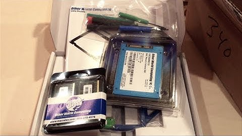OWC Ram & SSD+Data Doubler Unboxing