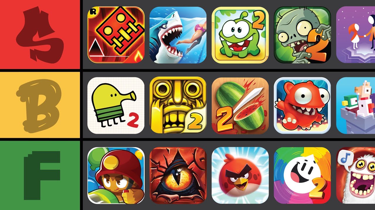 I played and ranked EVERY Classic Mobile Game (PART 2) 