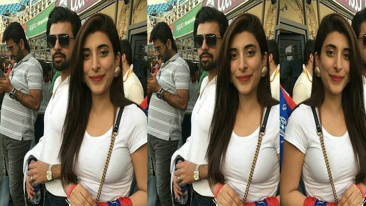 Urwa Hocane And Farhan Saeed In Dubai Supporting Karachi Kings YouTube