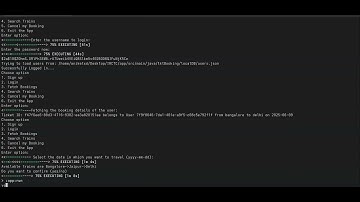 CLI based Ticket Booking System in Java for Learning OOPs (demo)