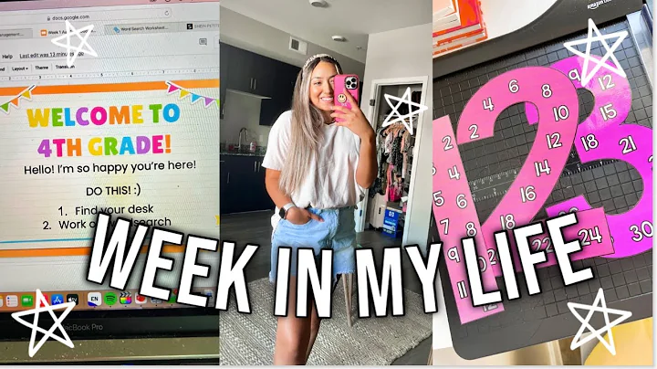 HOW I'M PREPPING AS A NEW TEACHER!! // WEEK IN MY ...