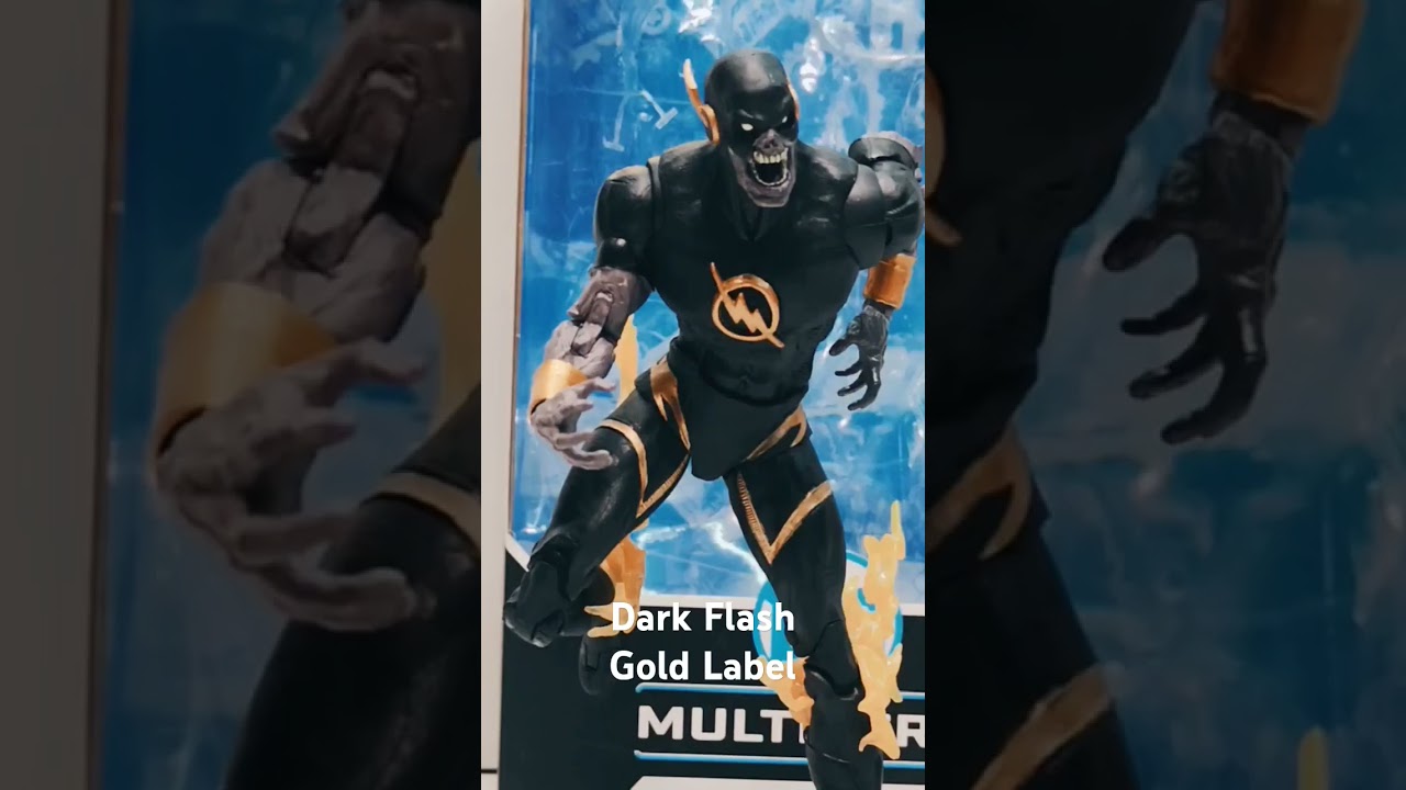 Dark Flash Speed Metal Mcfarlane Toys DC Multiverse Q Monitos Review