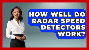 How Well Do Radar Speed Detectors Work? - Law Enforcement Insider