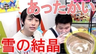 あったかい雪の結晶作ってみた！【毎日19時！立石学園】