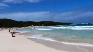 Flamenco beach Culebra Porto Rico Wave after wave