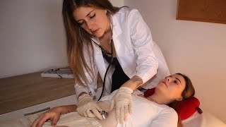 ASMR [Real Person] Head To Toe Physical Assessment 2 (deutsch/german) soft spoken medical exam RP