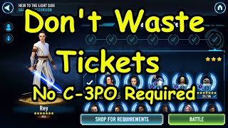 Rey Tier's 4, 5, and 6 Unlock Guide - Don't Remove Turn Meter from Kylo