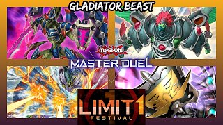 Yu-Gi-Oh! [Master Duel] Gladiator Beast Deck | Limit 1 Festival 2024