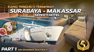 JUST LIKE A HOTEL, THE NEWEST & MOST LUXURIOUS SHIP ‼️ Surabaya - Makassar Sailing on DLU’s KM Dh...