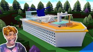 Roblox BUILD A BOAT Funny TROLLING Moments(SHIP)