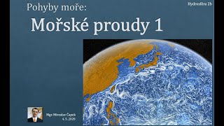 Hydrosféra 3 - Mořské proudy 1