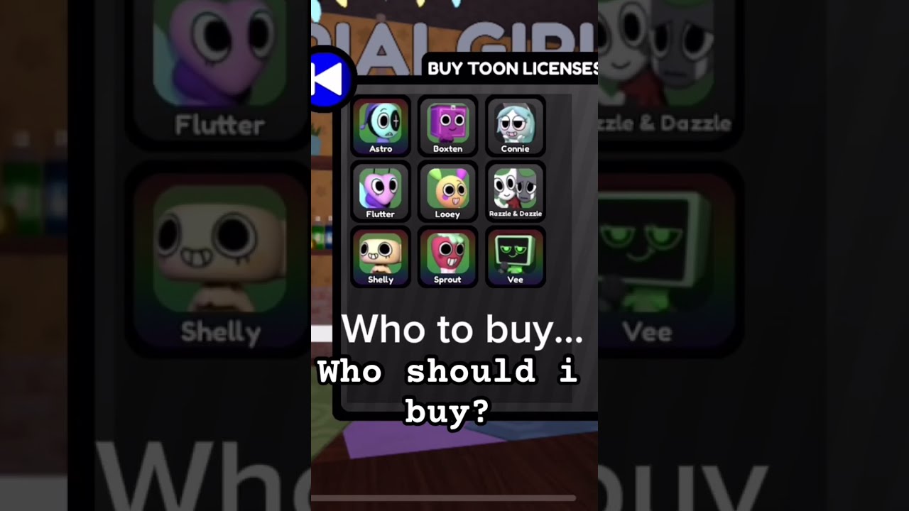 WHO SHOULD I BUY Dandysworld Roblox Randomhashtag Main Dandy Toons