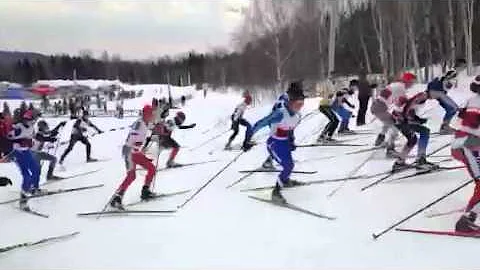 Dpart coupe du Qubec de ski de fond / Mont Sainte-...