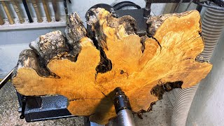 Woodturning:  The Cookie Burl!