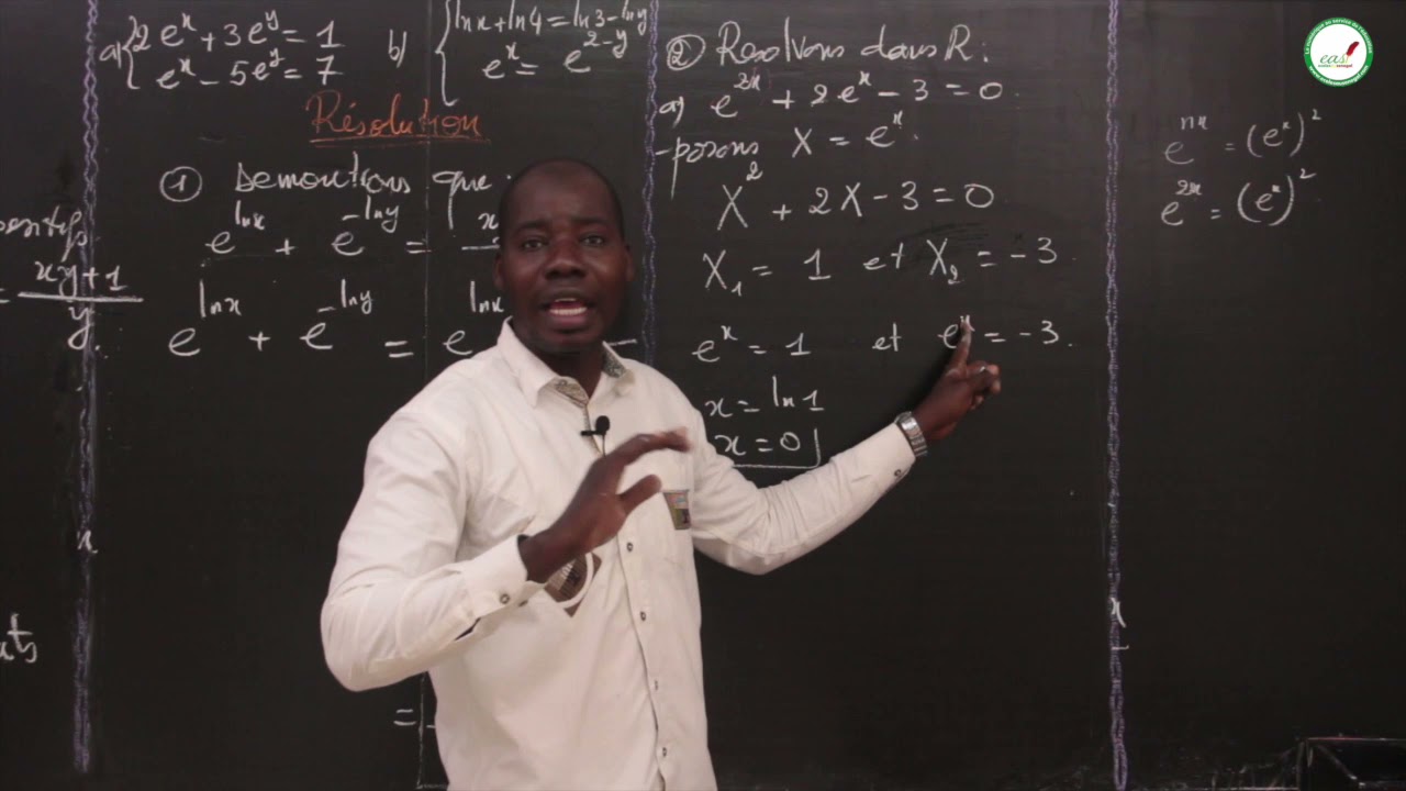 Cours -  Terminale L - Mathématiques : Fonction Exponentielle / Suite 1 / M. Mbow