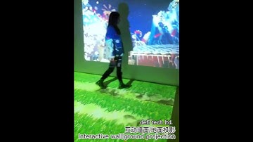 all in one interactive projector for wall and floor