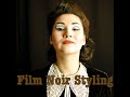 Authentisches 1940s FILM NOIR Styling