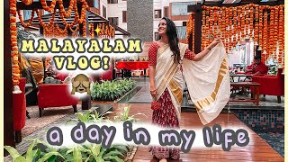 🌾ONAM 2021 : a day in my life | Malayalam Vlog (English Subtitles) | Shopping + Onam Sadhya