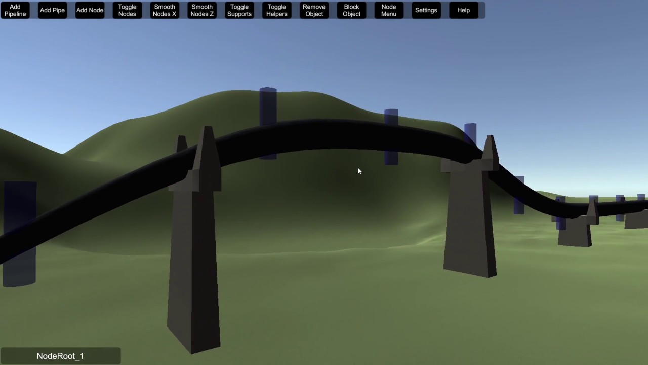 My tool for procedural pipes and pipelines in Unity 3D - YouTube
