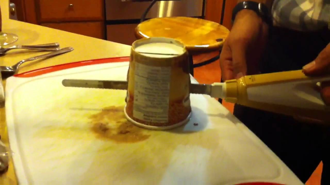 How to cut hard icecream YouTube