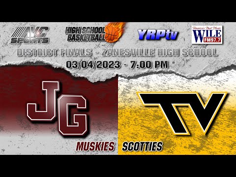 John Glenn vs Tri Valley Boys HS Playoff Basketball 03.04.2023