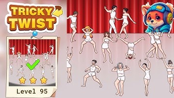 Tricky Twist Puzzle – Level 95 dress appropriately for dancers Walkthrough Solutions | iOS / Android