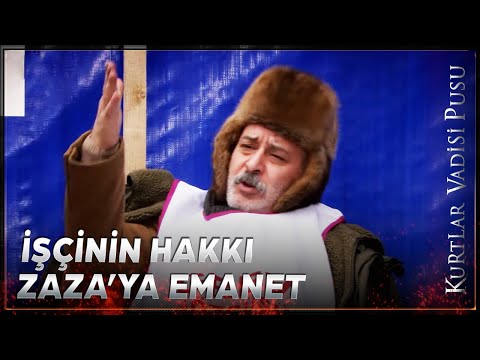 Zaza Dayı, Grev İşine Giriyor | Kurtlar Vadisi Pusu