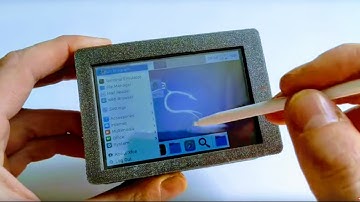 Raspberry Pi 3.5 Inch Touch Display + 2500mAh Lithium Battery - portable Raspberry Pi 3 Part 2