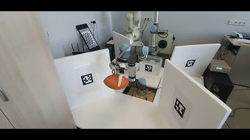 Sorting cell with UR5, ROS, gazebo