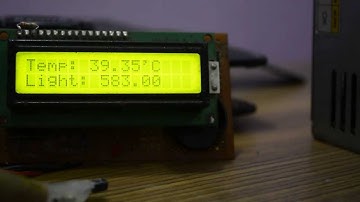 Temperature and Light Intensity Measurement - PIC Microcontroller