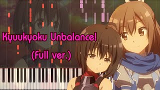 [BOFURI OP] Kyuukyoku Unbalance! (Full ver.) Piano Arrangement