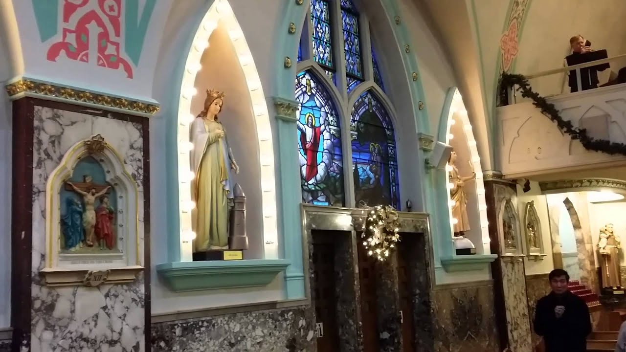 Holy Rosary Church, Kansas City, at Christmastime. YouTube