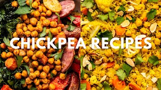 4 *delicious* recipes using chickpeas -- budget-friendly and wholesome vegan dinner ideas