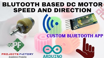 Bluetooth Based DC Motor Speed And Direction