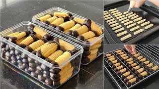 Membuat Chocolate Butter Cookies yang wangi & renyah di mulut, ide kue lebaran / imlek. IDEALIFE screenshot 1