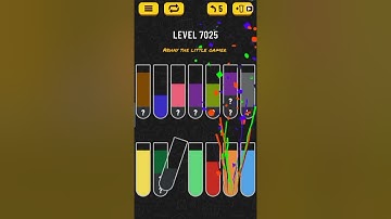 Water sort puzzle level 7025