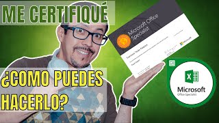 Como obtener una CERTIFICACIÓN en Excel. Microsoft Office Specialist -  YouTube