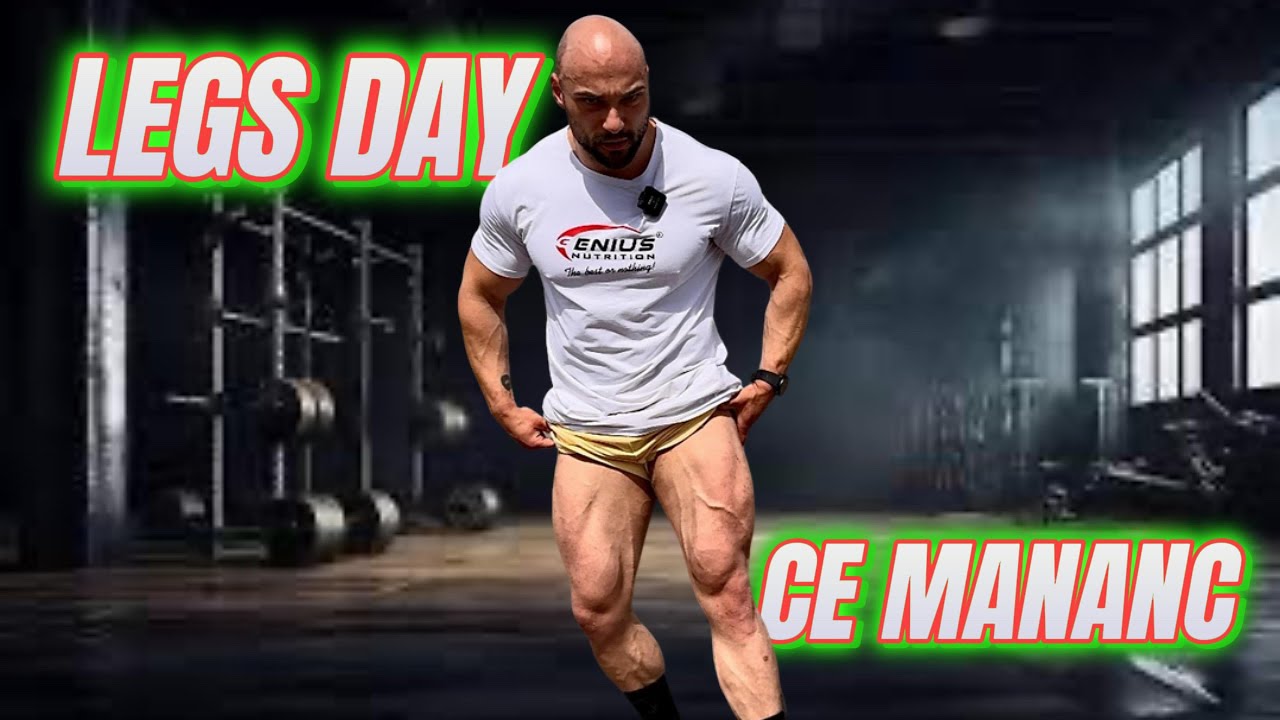 Masă Musculară Ziua 17: CE MANANC + BRUTAL LEGS