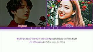 Jungkook (BTS) & Nayeon (TWICE) - 'Falling' [color coded lyrics] Mix by @HOPEE!